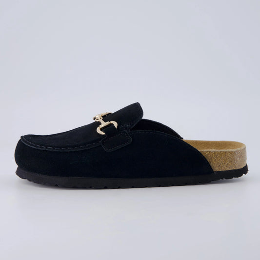Cliff Suede Clog Mules