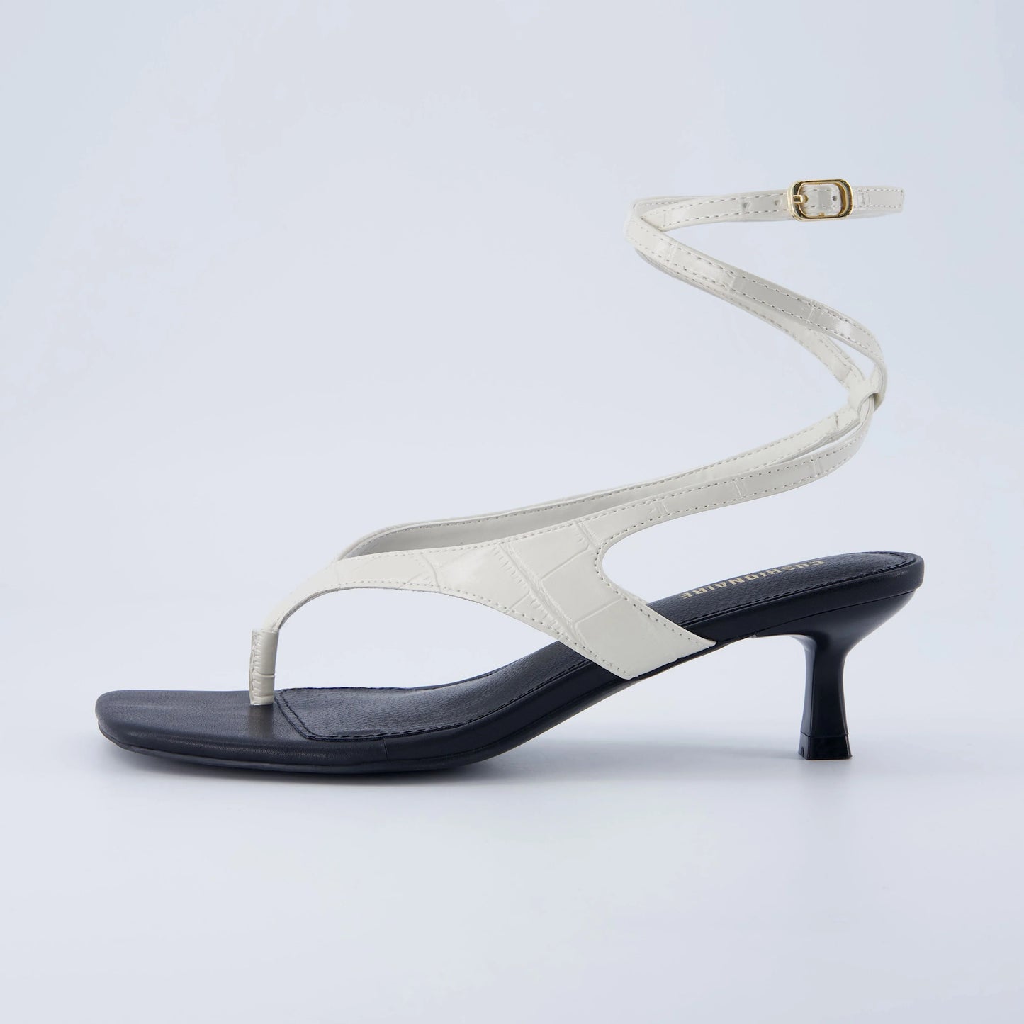 Martini Strappy Kitten Heel Sandal