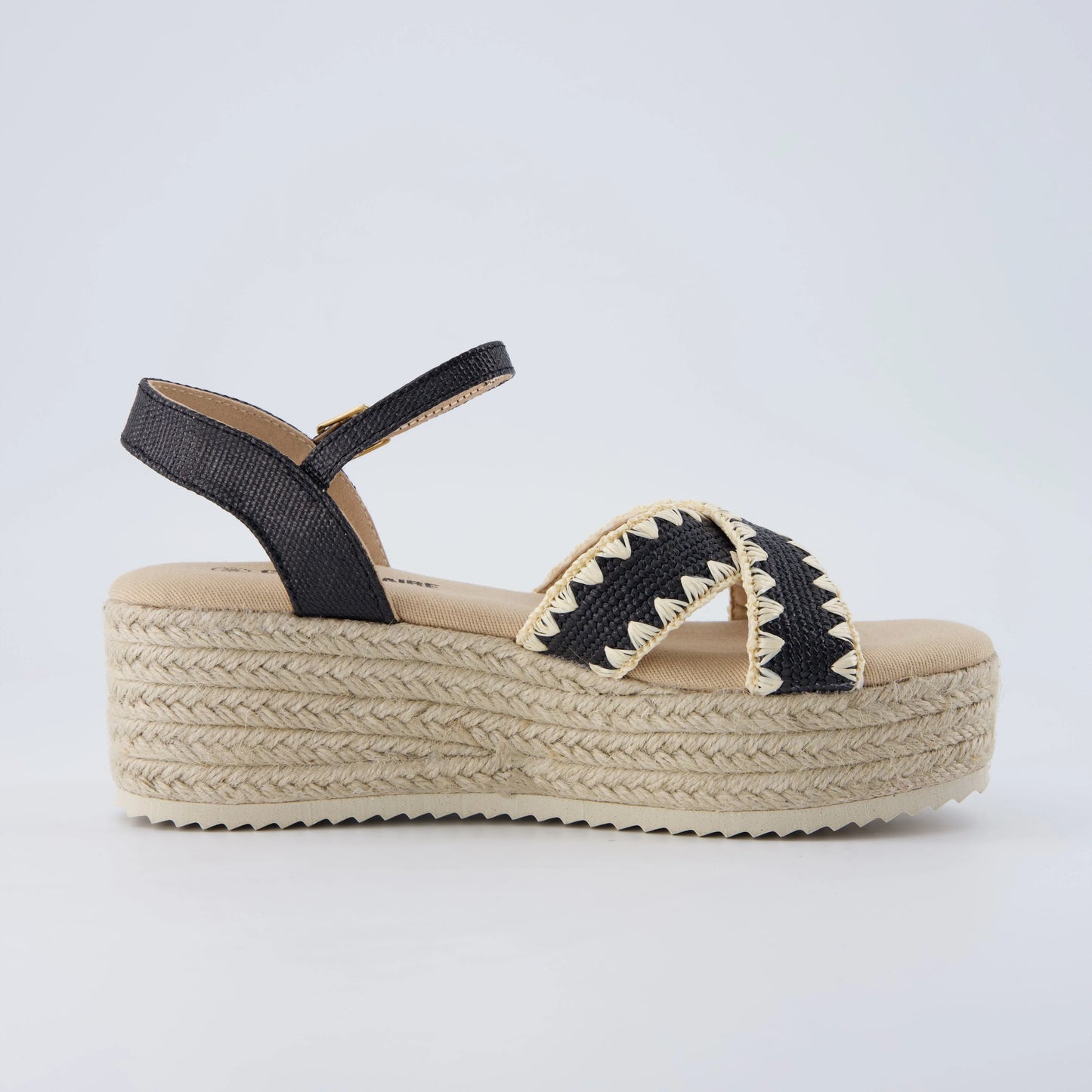 Ola Raffia Platform Sandals