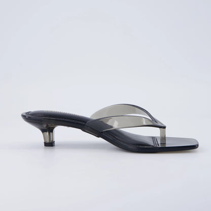 Riot Jelly Thong Kitten Heels