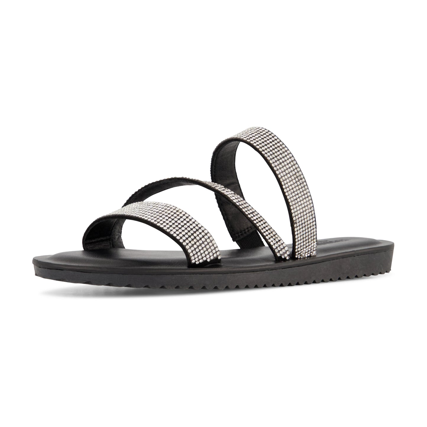 Vienna Rhinestone Slide Sandal