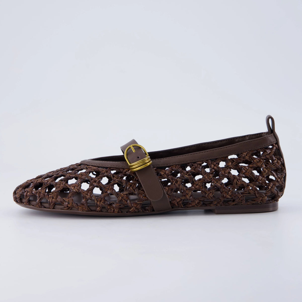 Wendy Woven Mary Jane Flats