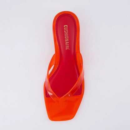 Riot Jelly Thong Kitten Heels