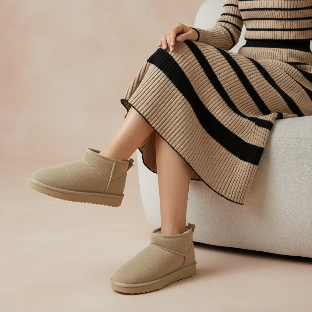 Hip-3 Genuine Suede Boots