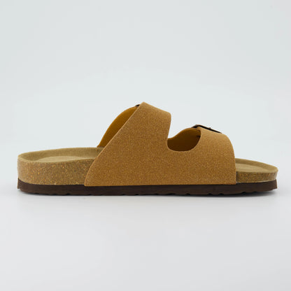 Lane Cork Footbed Sandal Suedes
