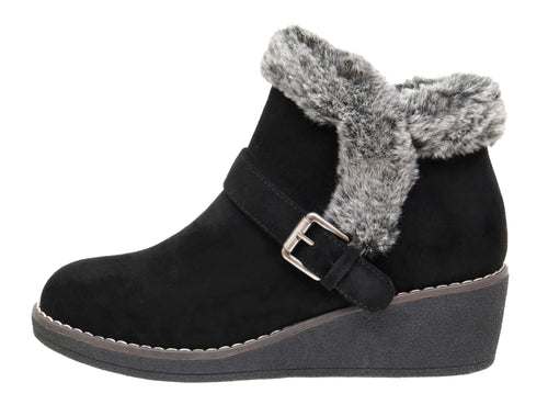 Rhodes Cozy Wedge Bootie