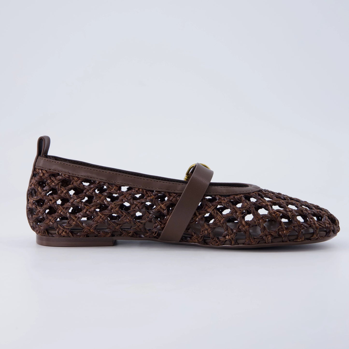 Wendy Woven Mary Jane Flats