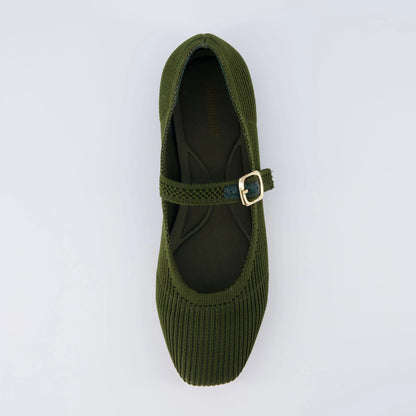 Petal Mary Jane Knit Flat