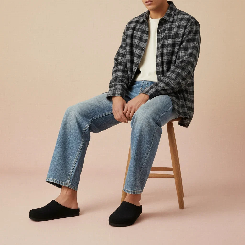 Heath Men's Leather Clogs