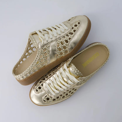 Buffy Woven Sneaker Mules