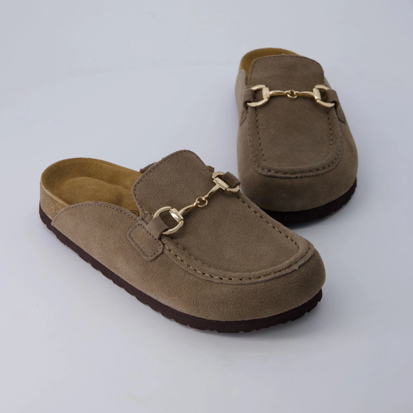 Cliff Suede Clog Mules