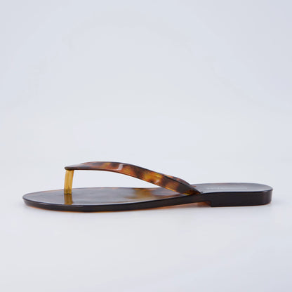 Aqua Jelly Flip Flops