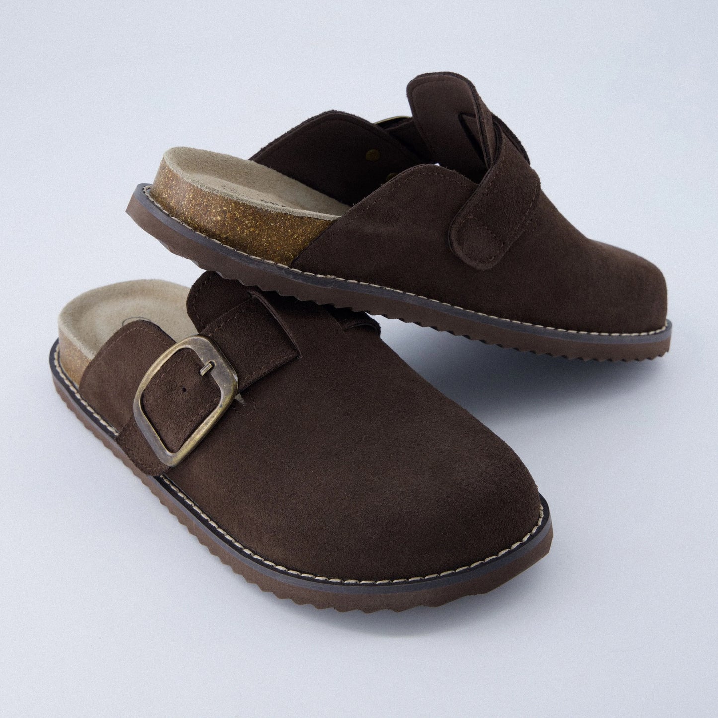 Blain Suede Slip-On Clogs
