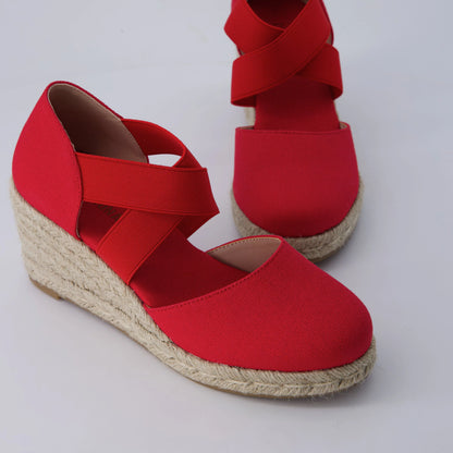 Chica Espadrille Wedge Sandals