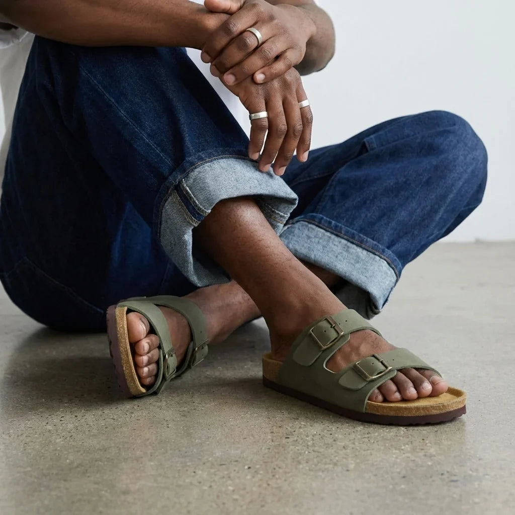 Lane Men's Cork Footbed Sandal