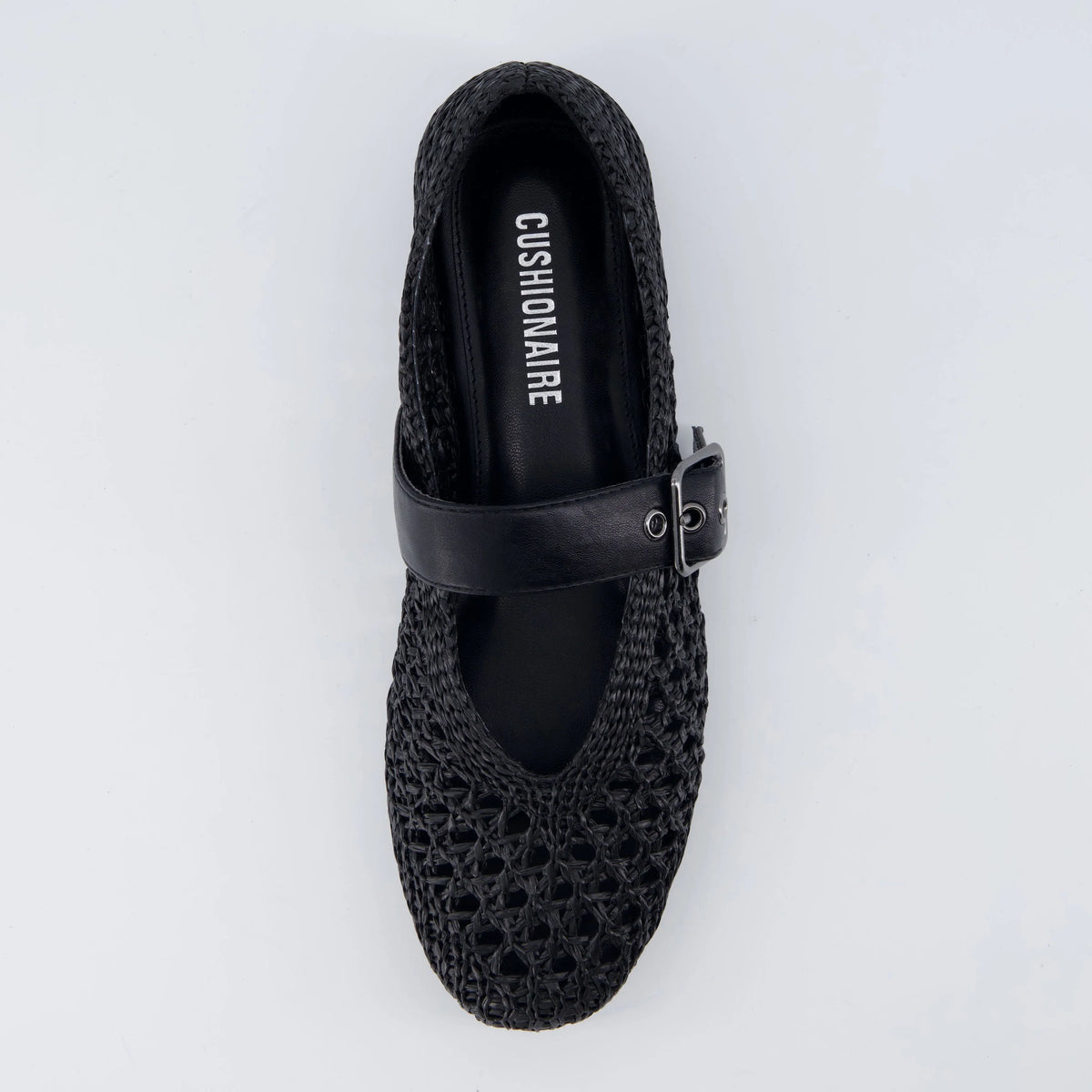 Gabby Woven Mary Jane Flats