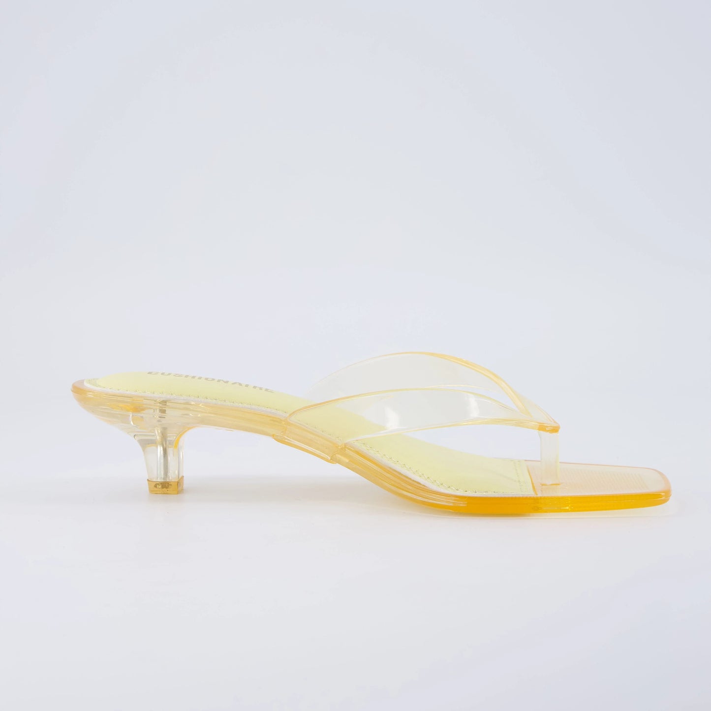 Riot Jelly Thong Kitten Heels