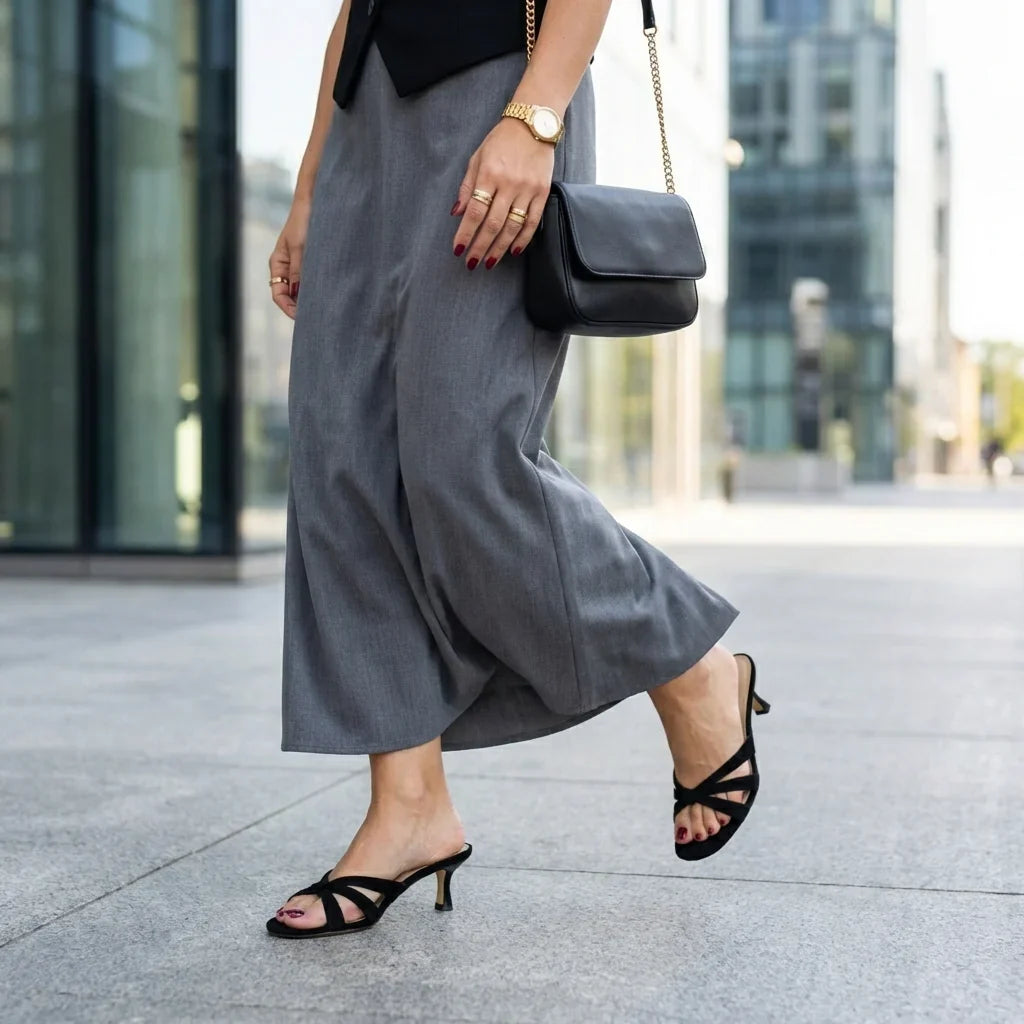 Malta Kitten Heel Sandals
