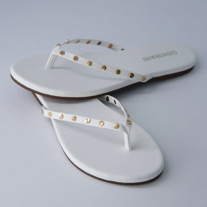 Confetti Studded Flip-Flops