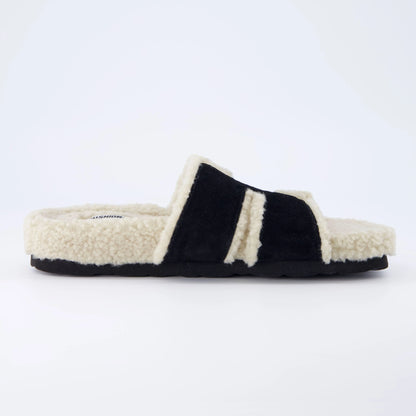 Cuddle Shearling Footbed Sandal