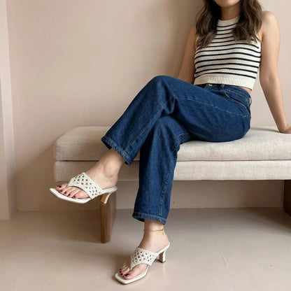 Sprite Flared Kitten Heels