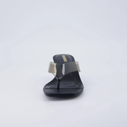 Mezzo Clear Strap Kitten Heels