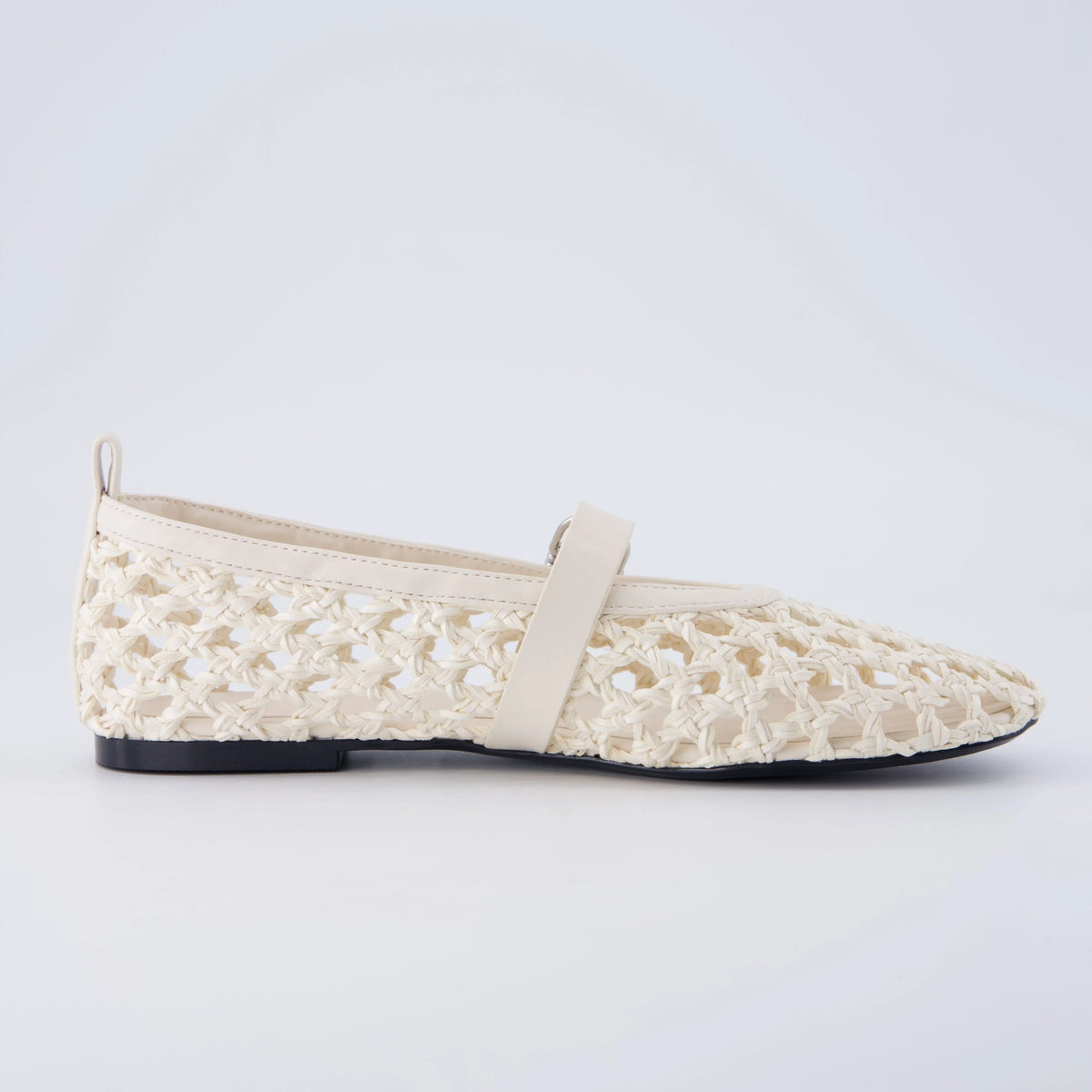 Wendy Woven Mary Jane Flats
