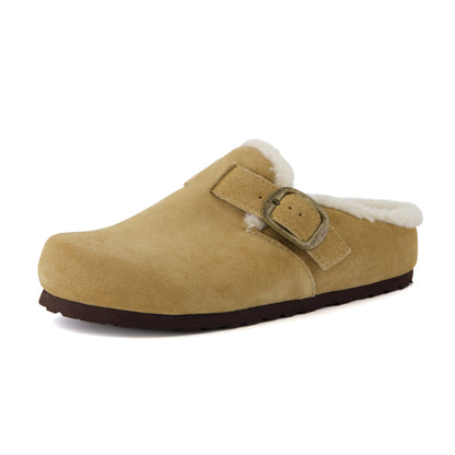 Haven Cozy Leather Clogs