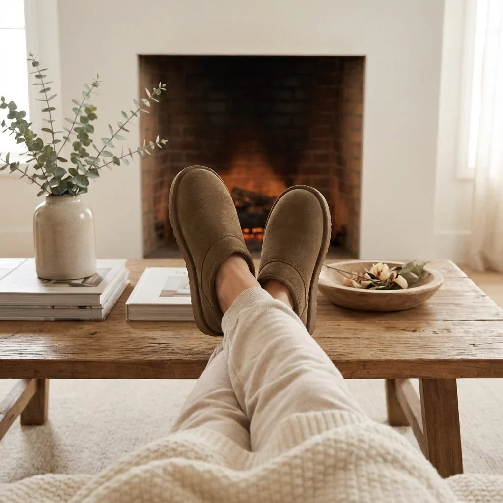 Hilo-3 Cozy Suede Slippers