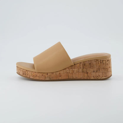 Nano Cork Wedge Sandal