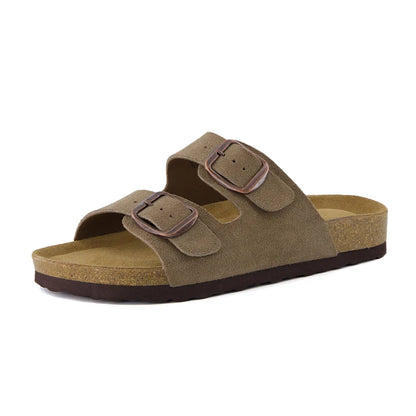 Logo Leather Sandal
