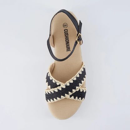 Ola Raffia Platform Sandals
