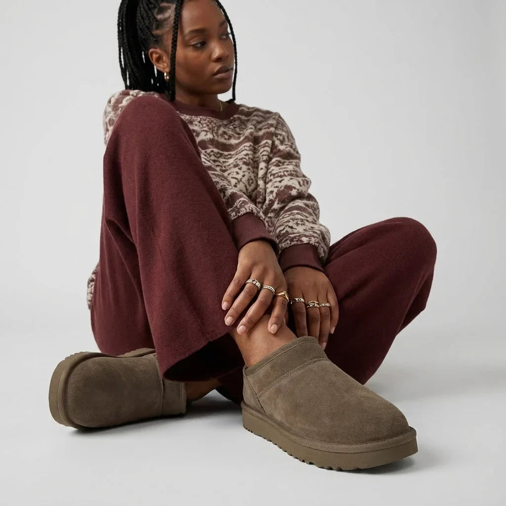 Hilo-3 Cozy Suede Slippers