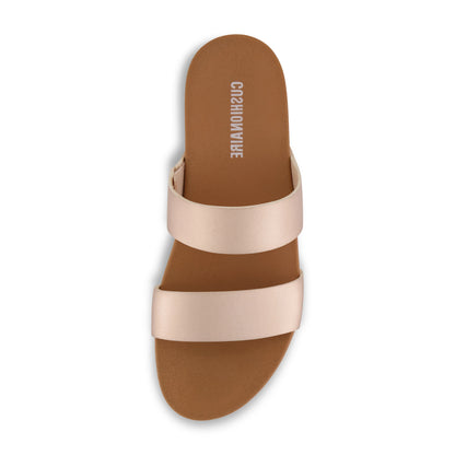 Josie Two Band Footbed Sandal
