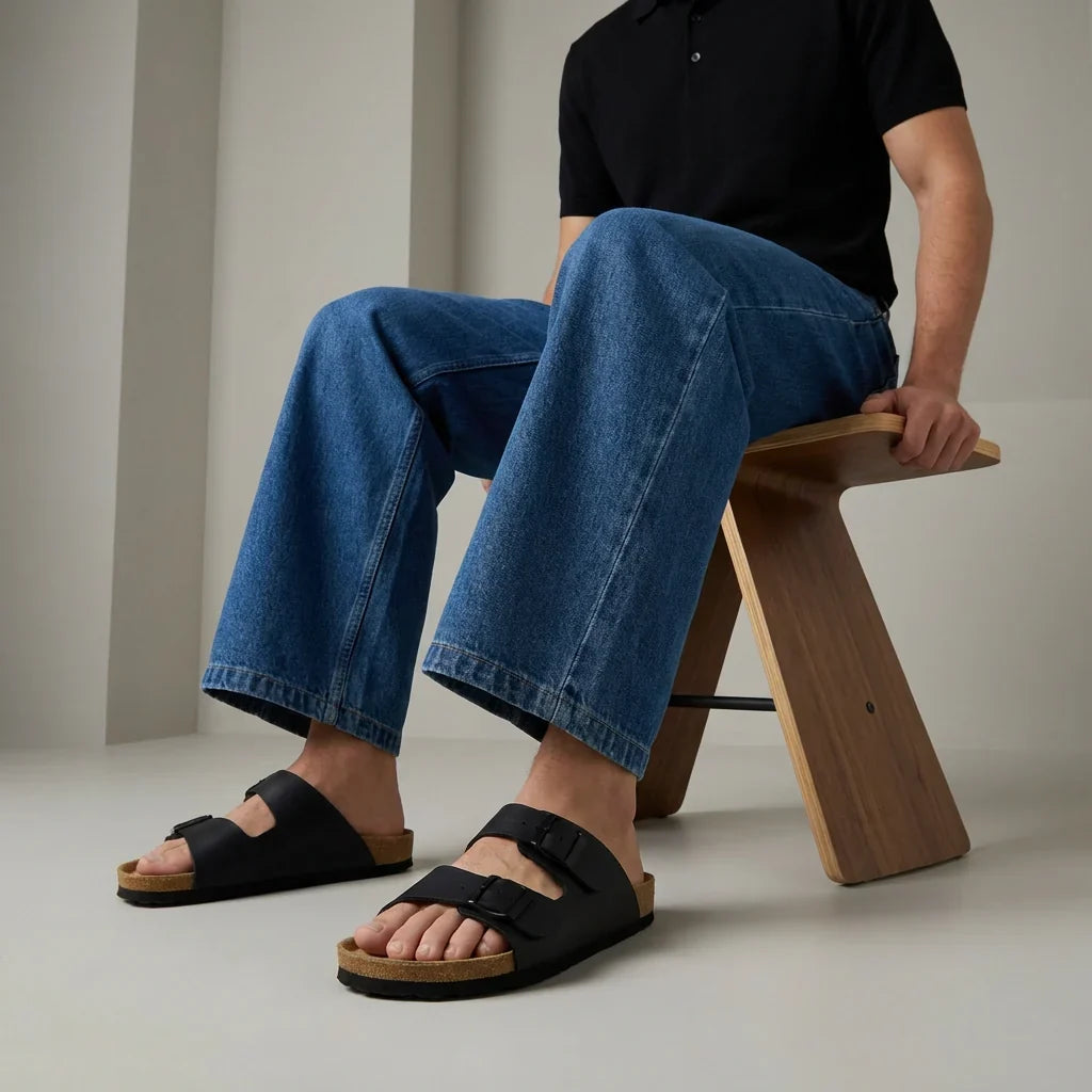 Lane Men's Cork Footbed Sandal
