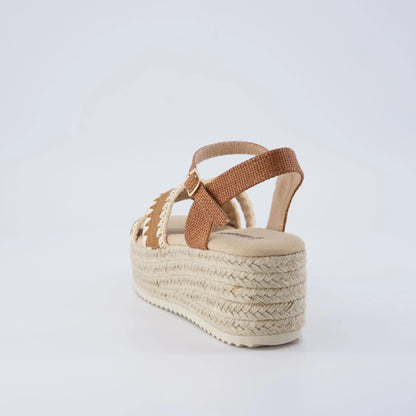 Ola Raffia Platform Sandals