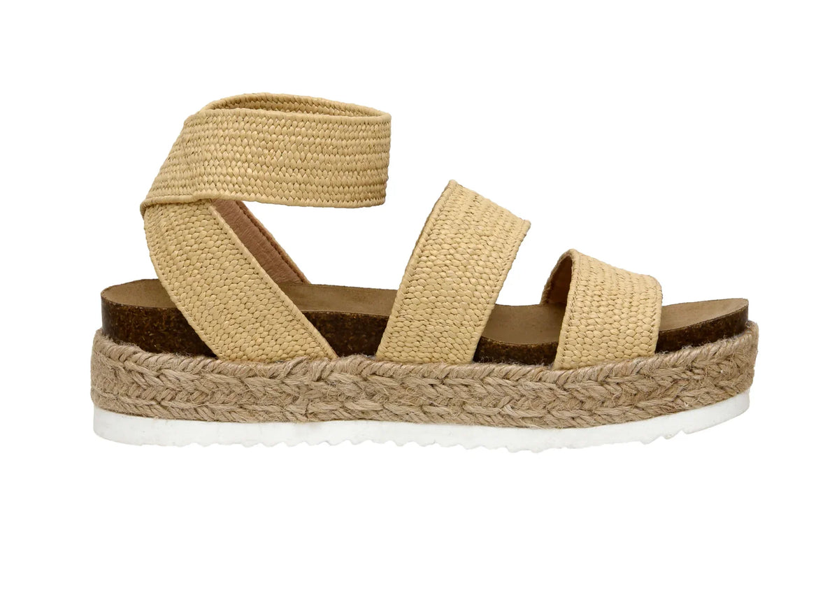 Mandy Stretch Platform Sandal