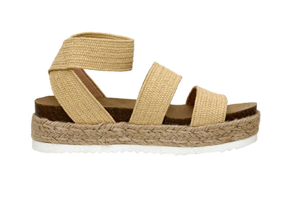 Mandy Stretch Platform Sandal