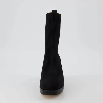 Bancroft Stretch Knit Heeled Boot