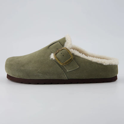 Haven Cozy Leather Clogs