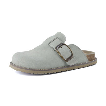 Blain Suede Slip-On Clogs