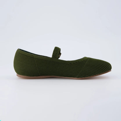 Petal Mary Jane Knit Flat