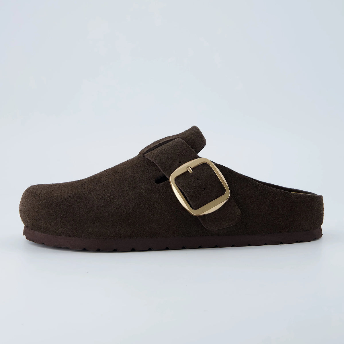 Rusty Leather Clogs