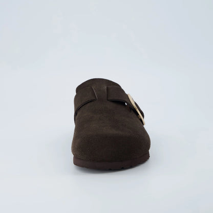 Rusty Leather Clogs