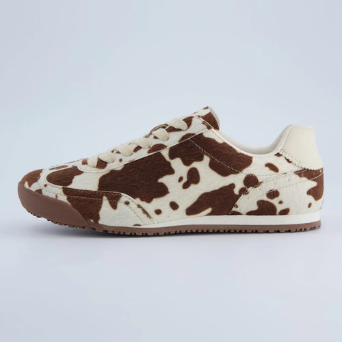 Techno Cow Print Sneakers