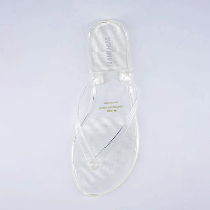 Aqua Jelly Flip Flops