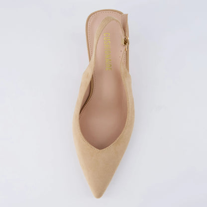 Saby Slingback Kitten Heels