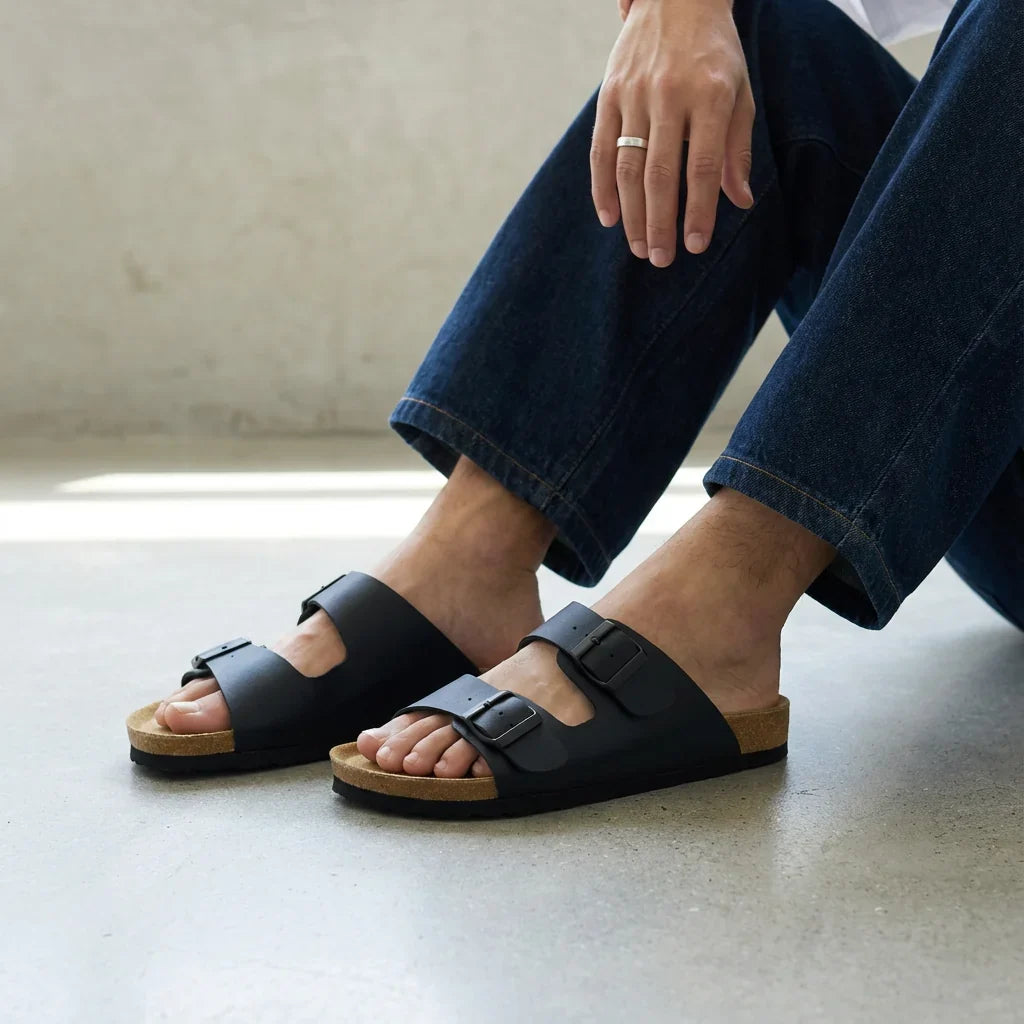 Lane Men's Cork Footbed Sandal