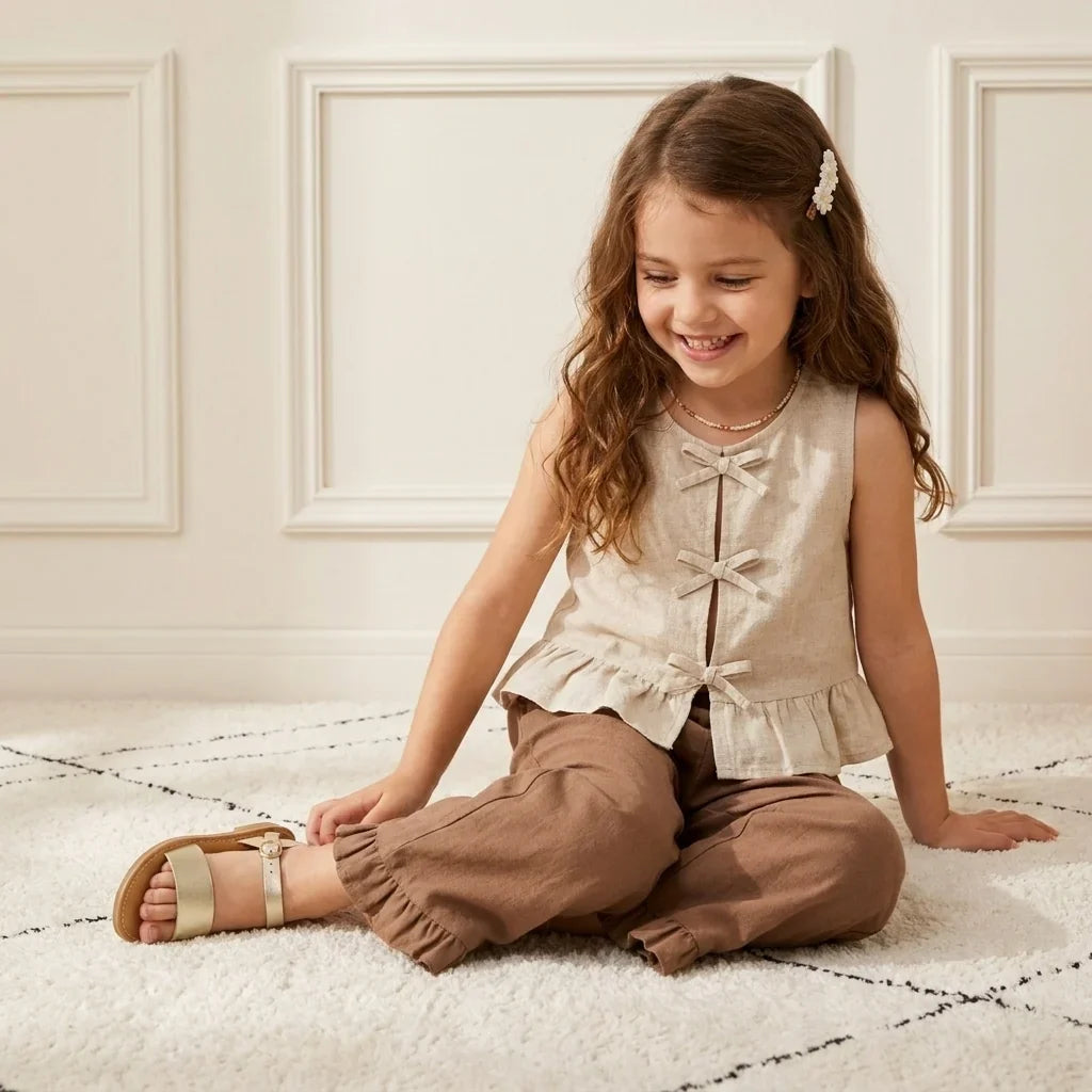 Clara Casual Flat Girls Sandals