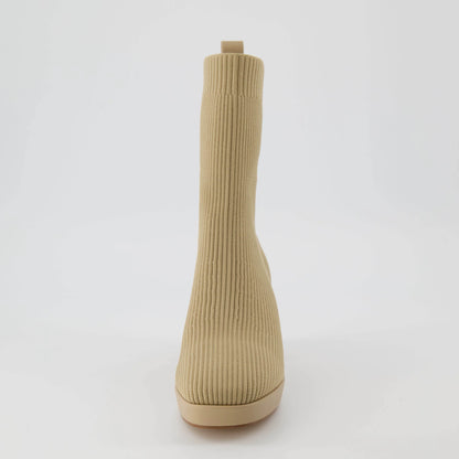 Bancroft Stretch Knit Heeled Boot